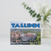 Tallinn, bezoek Estland Briefkaart (Staand voorkant)