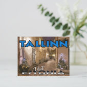 Tallinn, bezoek Estland briefkaart (Staand voorkant)
