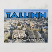Tallinn, bezoek Estland briefkaart (Voorkant)