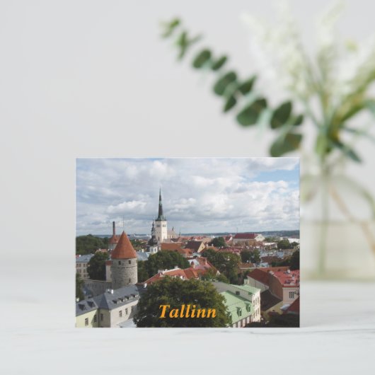 Tallinn briefkaart (Staand voorkant)