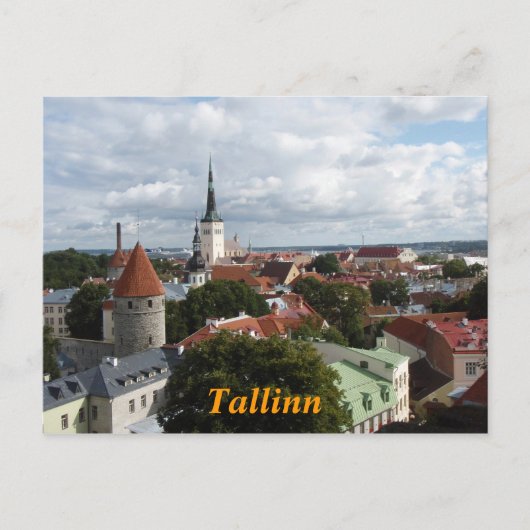 Tallinn briefkaart (Voorkant)