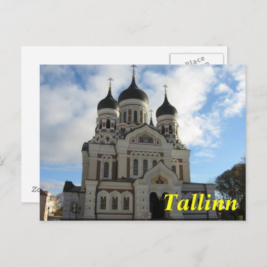 Tallinn briefkaart (Voorkant / Achterkant)
