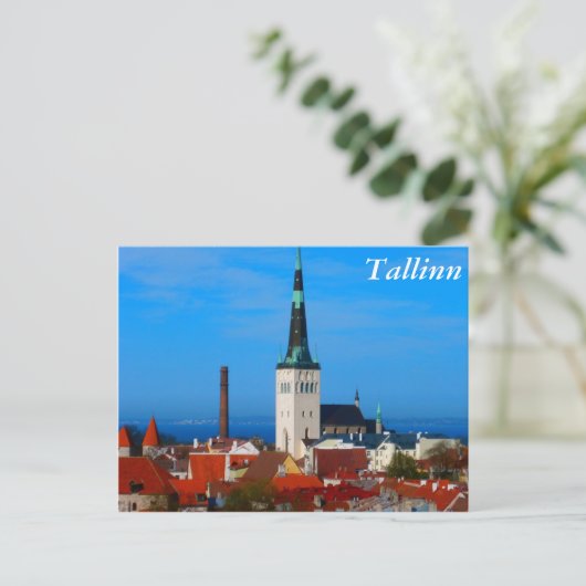 Tallinn, Estland Briefkaart (Staand voorkant)