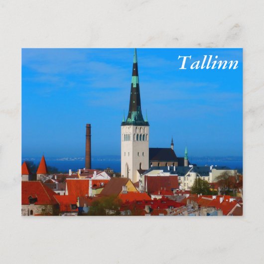 Tallinn, Estland Briefkaart (Voorkant)