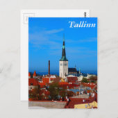 Tallinn, Estland Briefkaart (Voorkant / Achterkant)