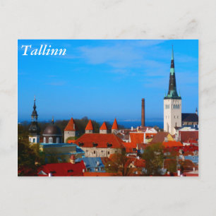 Tallinn, Estland Briefkaart