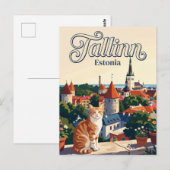 Tallinn Estland Briefkaart (Voorkant / Achterkant)