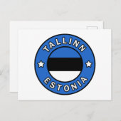 Tallinn Estland Briefkaart (Voorkant / Achterkant)