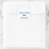 Tallinn Estland Design Vierkante Sticker (Tas)