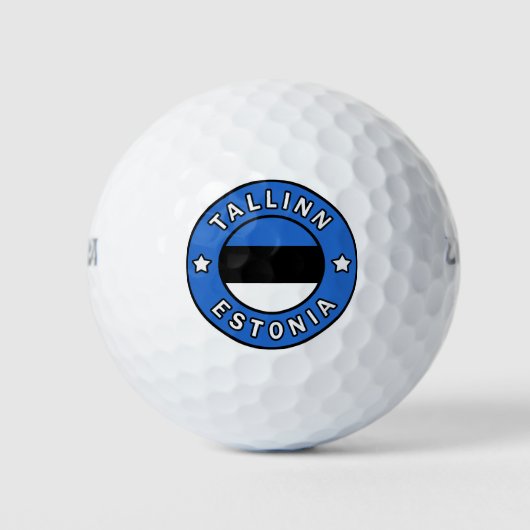 Tallinn Estland Golfballen (Voorkant)