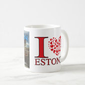 Tallinn, Estland, ik hou van Koffiemok (Voorkant rechts)