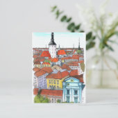Tallinn Estland Kunstkaart Briefkaart (Staand voorkant)