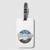 Tallinn Estland  logo Bagagelabel (Voorkant (verticaal))