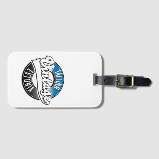 Tallinn Estland  logo Bagagelabel (Voorkant (horizontaal))