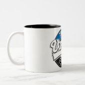 Tallinn Estland logo Tweekleurige Koffiemok (Links)