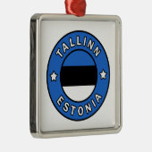 Tallinn Estland Metalen Ornament (Rechts)