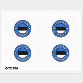 Tallinn Estland Ovale Sticker (Vel)