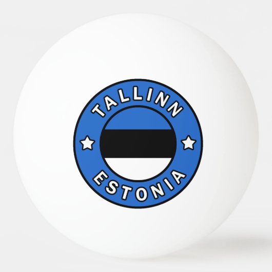 Tallinn Estland Pingpongbal (Voorkant)