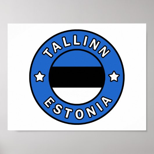 Tallinn Estland Poster (Voorkant)