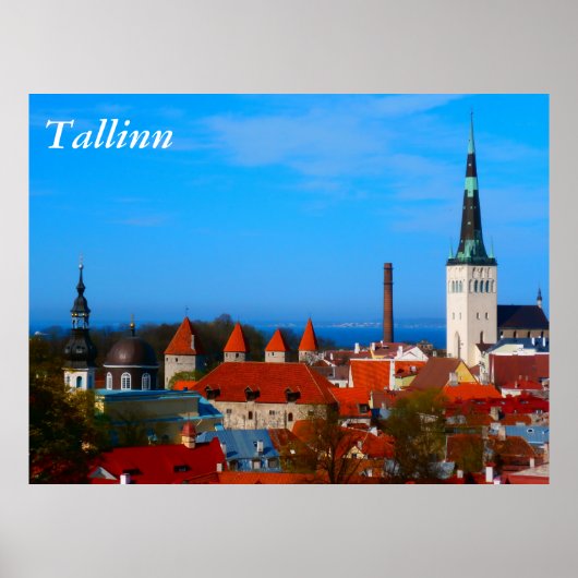 Tallinn, Estland Poster (Voorkant)