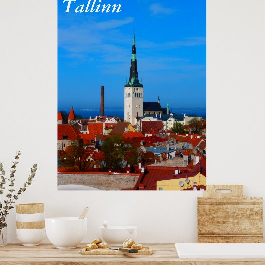 Tallinn, Estland Poster (Keuken)