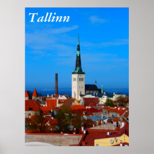 Tallinn, Estland Poster
