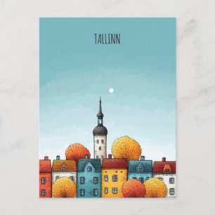 Tallinn Estland Reizen Briefkaart