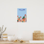 Tallinn Estland Retro Reis Kunst Vintage Poster (Keuken)