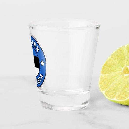 Tallinn Estland Shot Glas (Rechts)