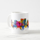 Tallinn Estland Silhouette Koffiemok (Voorkant links)