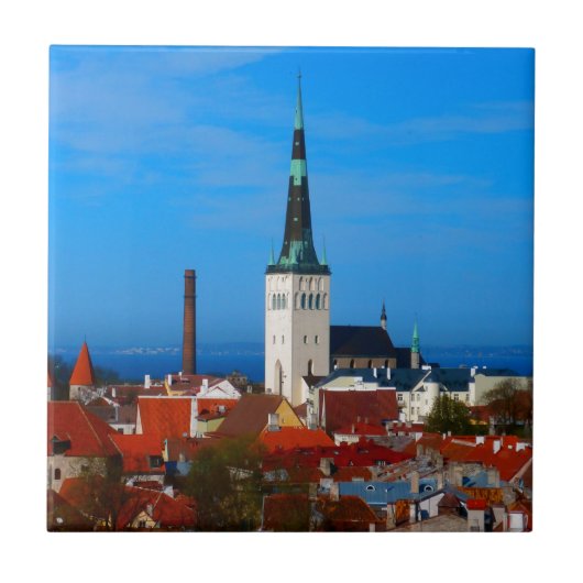 Tallinn, Estland Tegeltje (Voorkant)