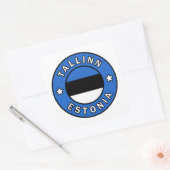 Tallinn Estland Vierkante Sticker (Envelop)