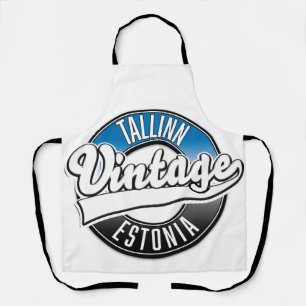 Tallinn Estland vintage logo Schort