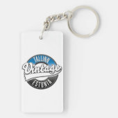 Tallinn Estland vintage logo Sleutelhanger (achterkant)