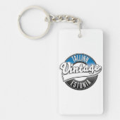 Tallinn Estland vintage logo Sleutelhanger (Voorkant)