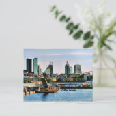 Tallinn, Estse cityscape foto Briefkaart (Staand voorkant)