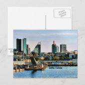 Tallinn, Estse cityscape foto Briefkaart (Voorkant / Achterkant)