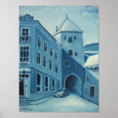 Tallinn in Blue Poster (Voorkant)