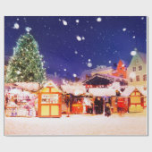Tallinn-kerstmarkt. Cadeaupapier (Vlak)