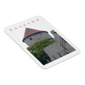 Tallinn Kiek in de Kok uitzicht koelkastmagneet Magneet (Rechterzijde)