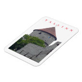 Tallinn Kiek in de Kok uitzicht koelkastmagneet Magneet (Linkerzijde)