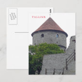 Tallinn Kiek in het briefkaart van het Kok-uitzich (Voorkant / Achterkant)