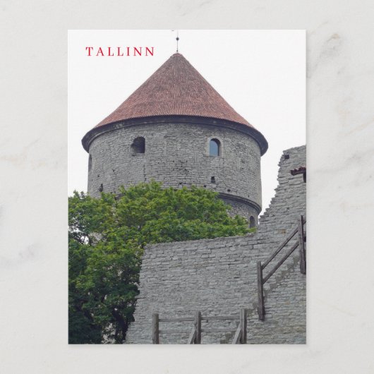 Tallinn Kiek in het briefkaart van het Kok-uitzich (Voorkant)