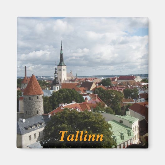 Tallinn koelkast magneet (Voorkant)