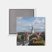 Tallinn koelkast magneet (Voorkant / Achterkant)