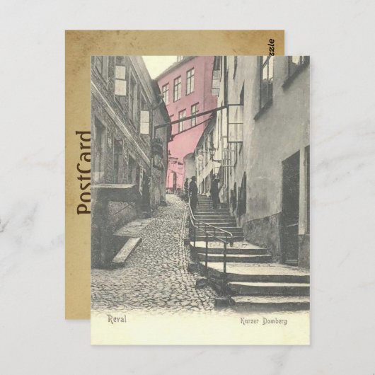 Tallinn. Luhike jalg Briefkaart (Voorkant / Achterkant)