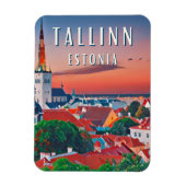 Tallinn, middeleeuwse stad van Estland Magneet (Verticaal)
