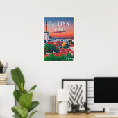 Tallinn, middeleeuwse stad van Estland Poster (Thuiskantoor)