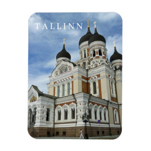 Tallinn Orthodox Cathedraal uitzicht friet magnet Magneet