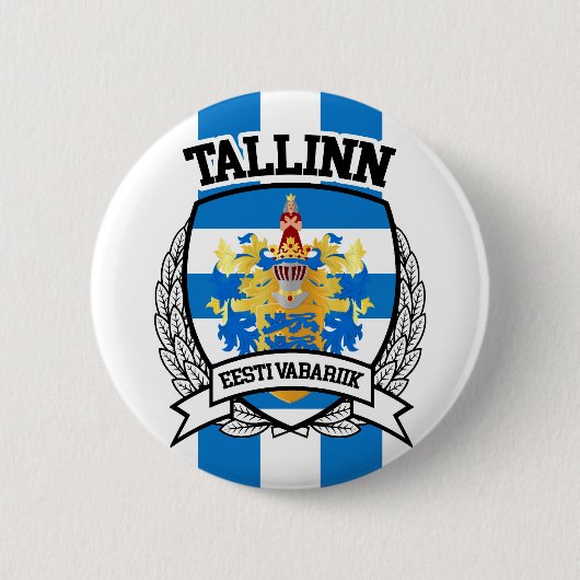 Tallinn Ronde Button 5,7 Cm (Voorkant)